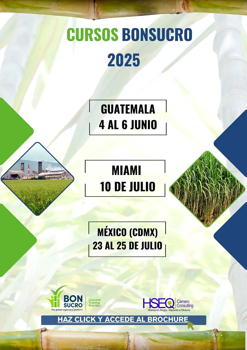 Capacitación Bonsucro 2025 en estándares internacionales del sector agrícola