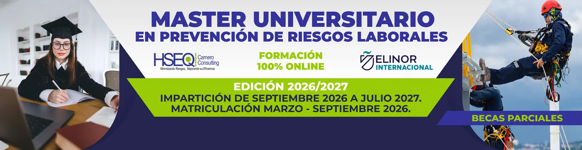 MASTER UNIVERSITARIO EN PREVENCIÓN DE RIESGOS LABORALES - 100% ONLINE